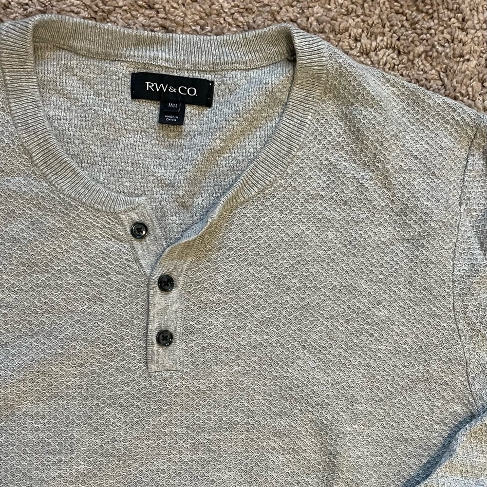 RW&Co Long Sleeve Henley